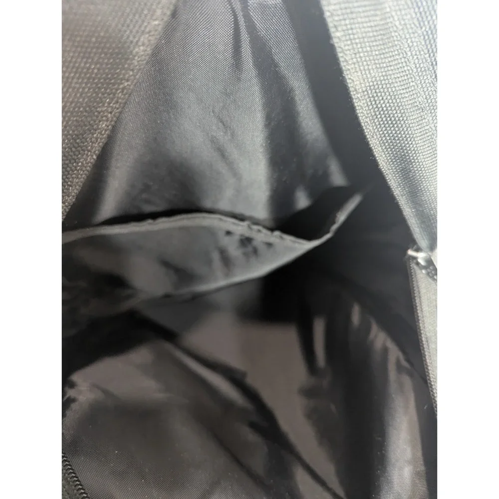 L. L. Bean Backpack Big Black Nylon Comfort Carry Laptop Back Pack 30L School